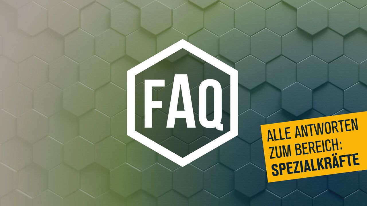 FAQ Bereich SpezialkrÃ¤fte Symbol der Karrierekaserne.